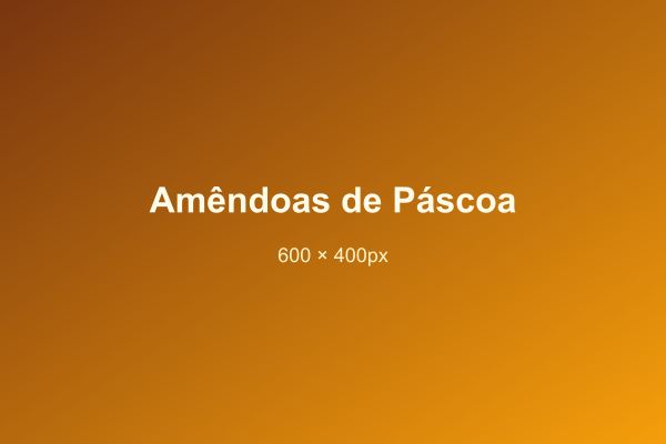 Amêndoas de Páscoa (Easter Almonds)