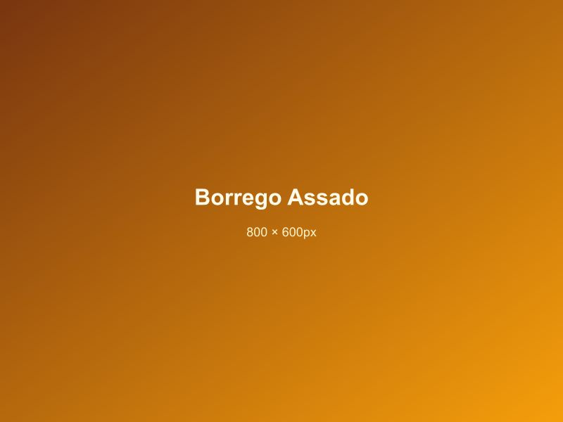 Borrego Assado (Roast Lamb)