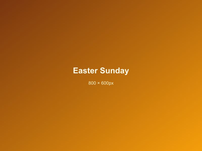 Easter Sunday