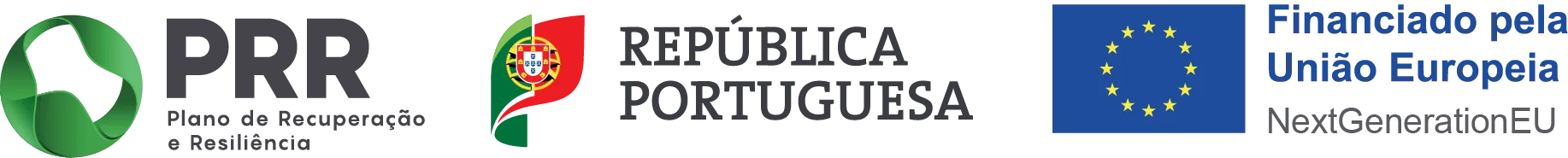 PRR - Plano de Recuperação e Resiliência · República Portuguesa · Financiado pela União Europeia - NextGenerationEU