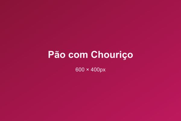 Pão com Chouriço