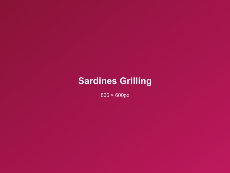 Grilled sardines at Santos Populares